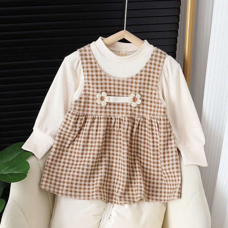 Baby's Round-neck Dress
