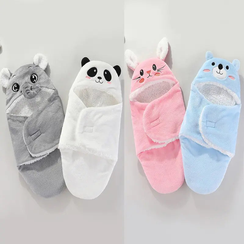 Baby Swaddle Blanket Flannel Cartoon